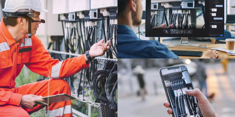 VIRNECT's AR solution for remote industrial work. (Photo: VIRNECT)