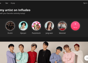 Korean startup Infludeo's platform for K-Pop fans.