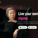 Youn Yuh-jung who wins best supporting actress award at Oscars 2021 featured in ZigZag app ad.