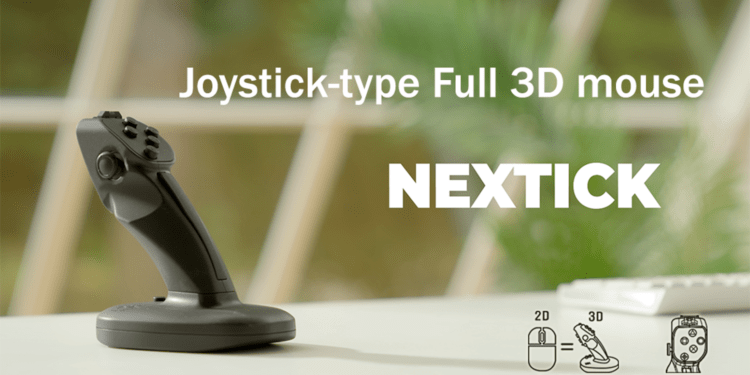 Nextick is a smart mouse with joystick features.