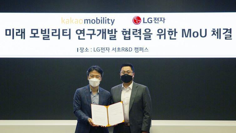 LG Electronics will partner with Kakao Mobility to develop future mobility technologies and services.
