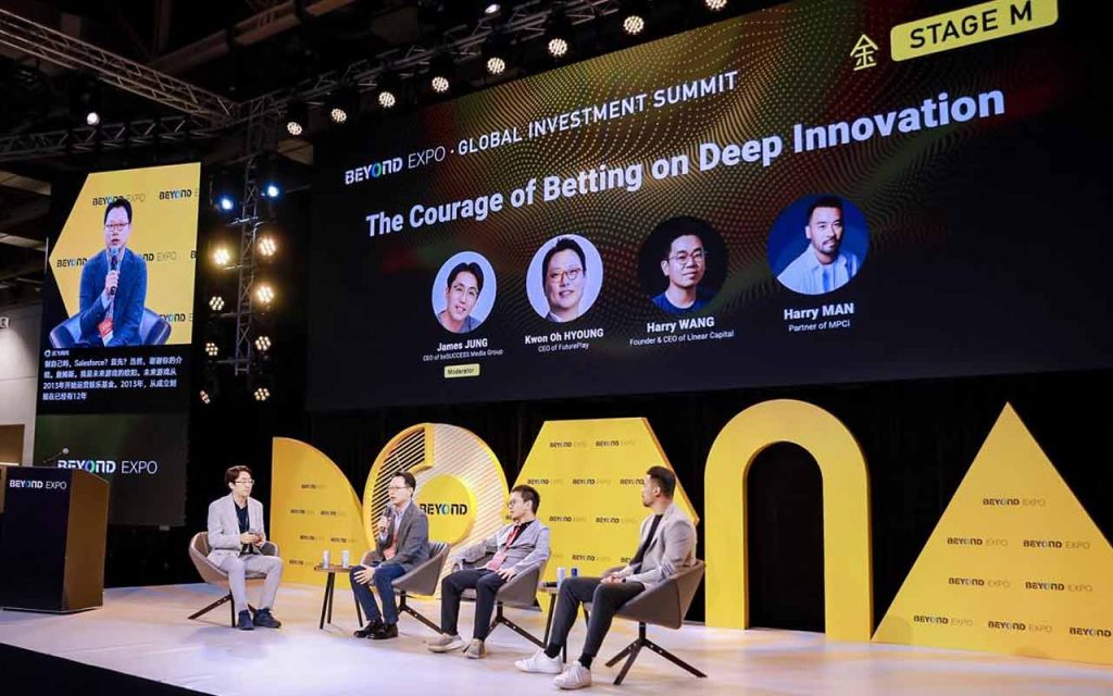 At BEYOND Expo 2025, beSUCCESS Media Group CEO James Jung led global investors in a deep tech panel on risk, vision, and founder growth.
