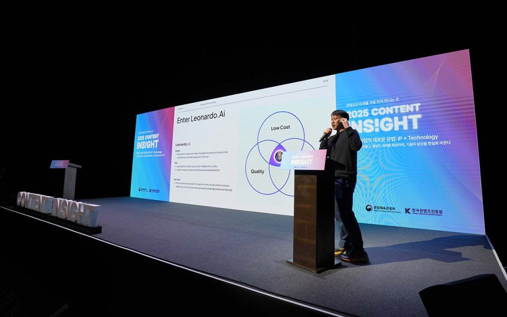 At KOCCA Content Insight 2025, Leonardo AI’s Timothy Hsu explores how AI empowers human creativity, redefining the next frontier of storytelling.
