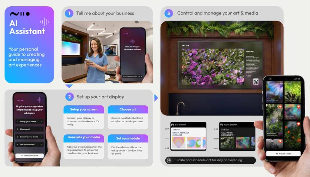 Niio transforms idle screens into streaming platforms for digital art, redefining visual culture through its Korea-first strategy via K-Startup Grand Challenge 2025.