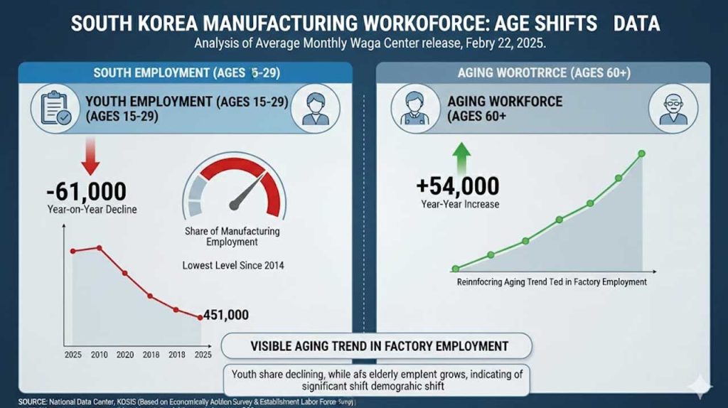 Secure Manufacturing facility Jobs Shrinking, Wage Gaps Widen: Startups Might Really feel the Strain Subsequent - KoreaTechDesk 2 korea manufacturing jobs wage gap startup hiring 2026 INFO 3
