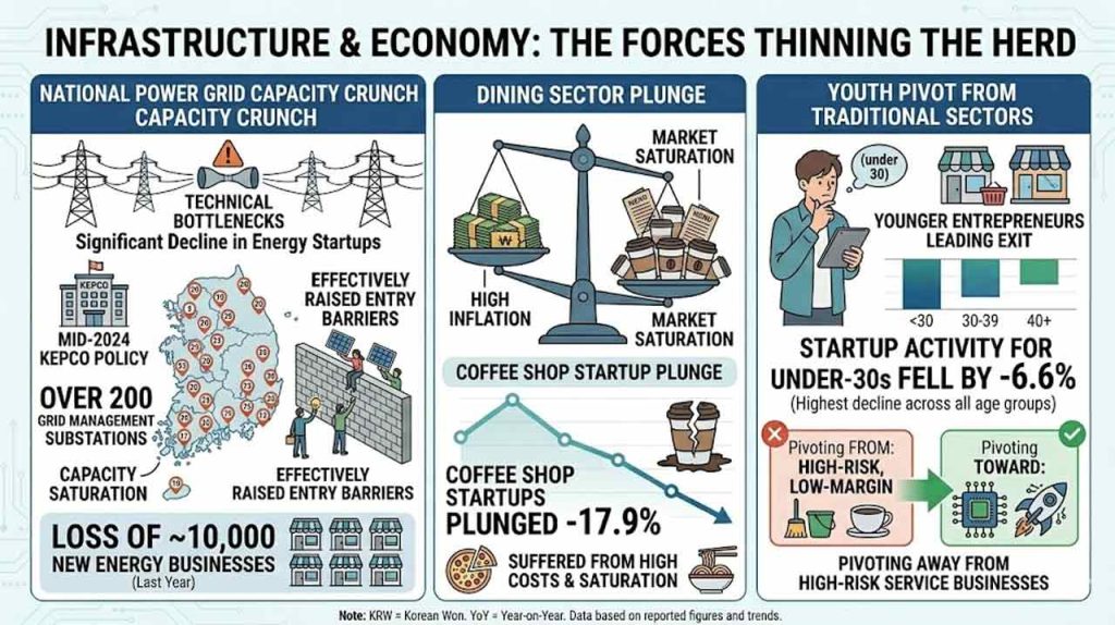 Korea’s startup volume hit a 5-year low, but tech-base ventures reached a record 19.5% share. Explore why this "slump" is a strategic shift to AI and deep-tech.