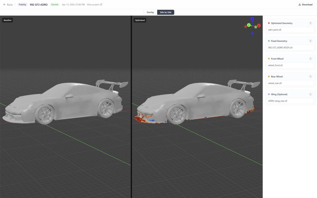 ADRO uses real-world aerodynamic data to enter early OEM design workflows, shifting decisions upstream before CFD validation and redefining supplier roles