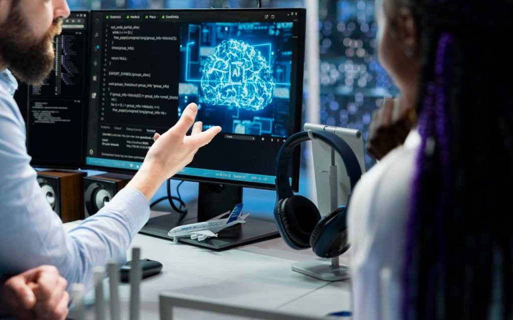 Illustration of working on AI system. | Freepik
