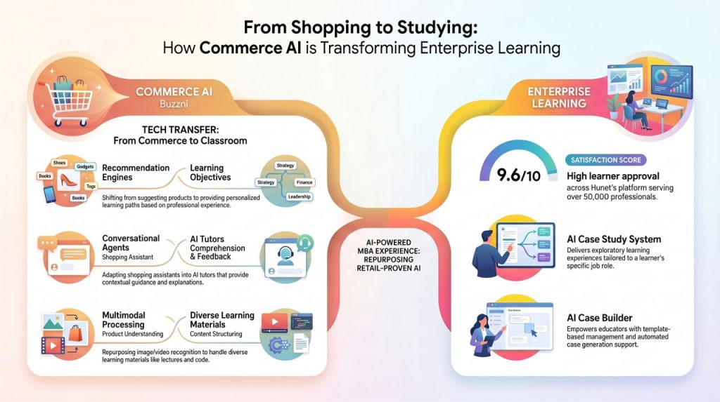 Commerce AI to Enterprise Learning. | AI infographic