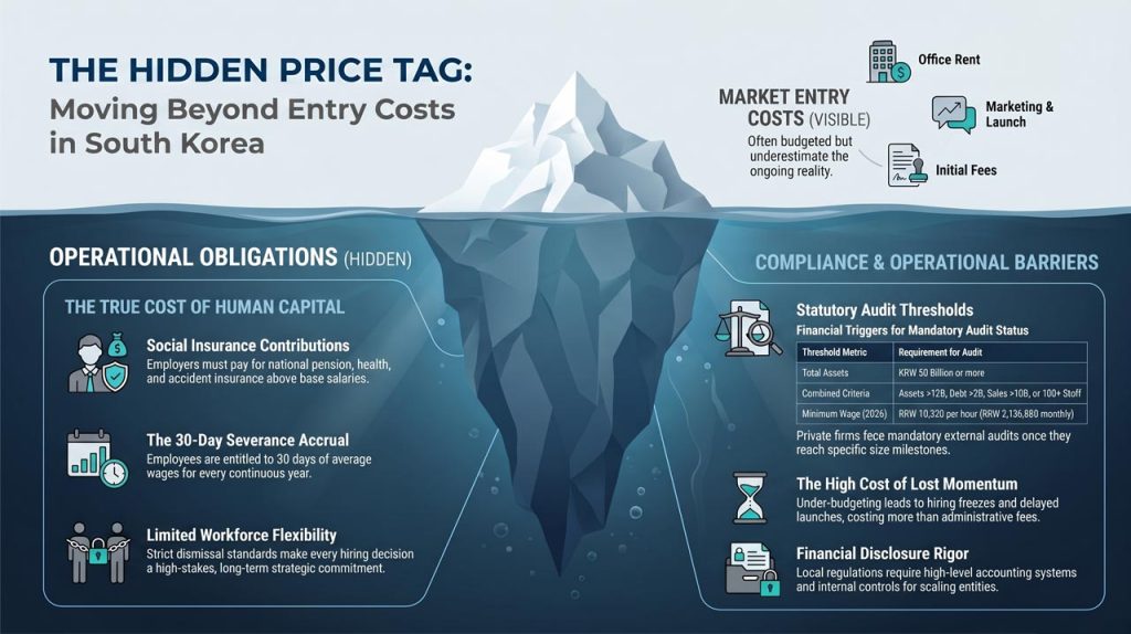 Hidden cost in Korea expansion. | AI infographic