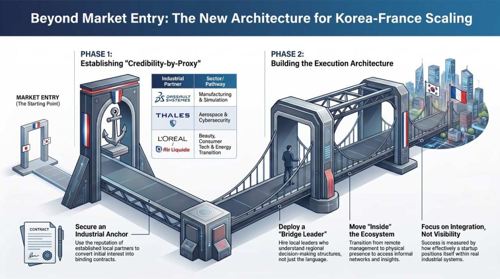 Korea - France Startup Scaling | AI infographic