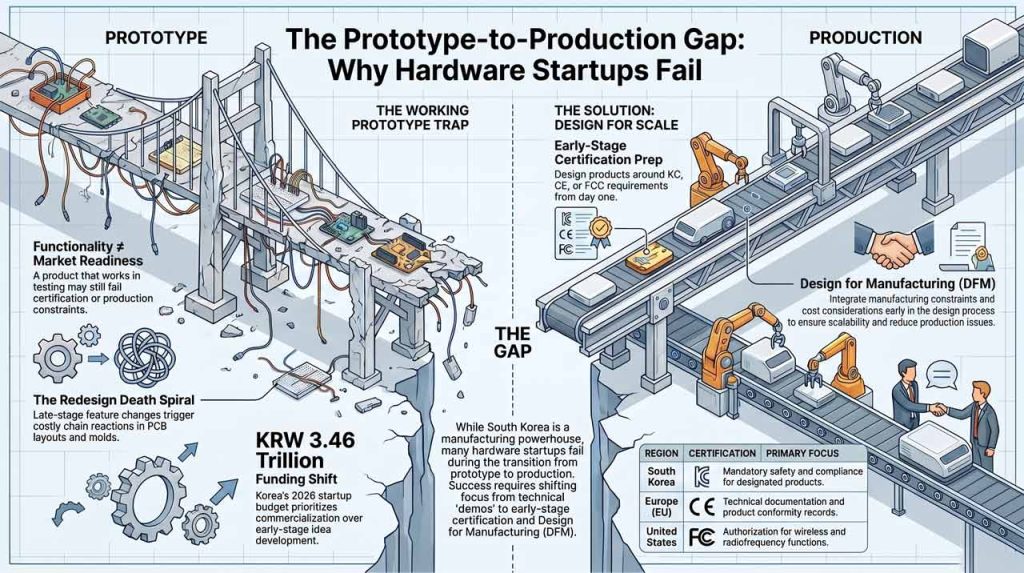 Prototype to Production Gap | AI Infographic