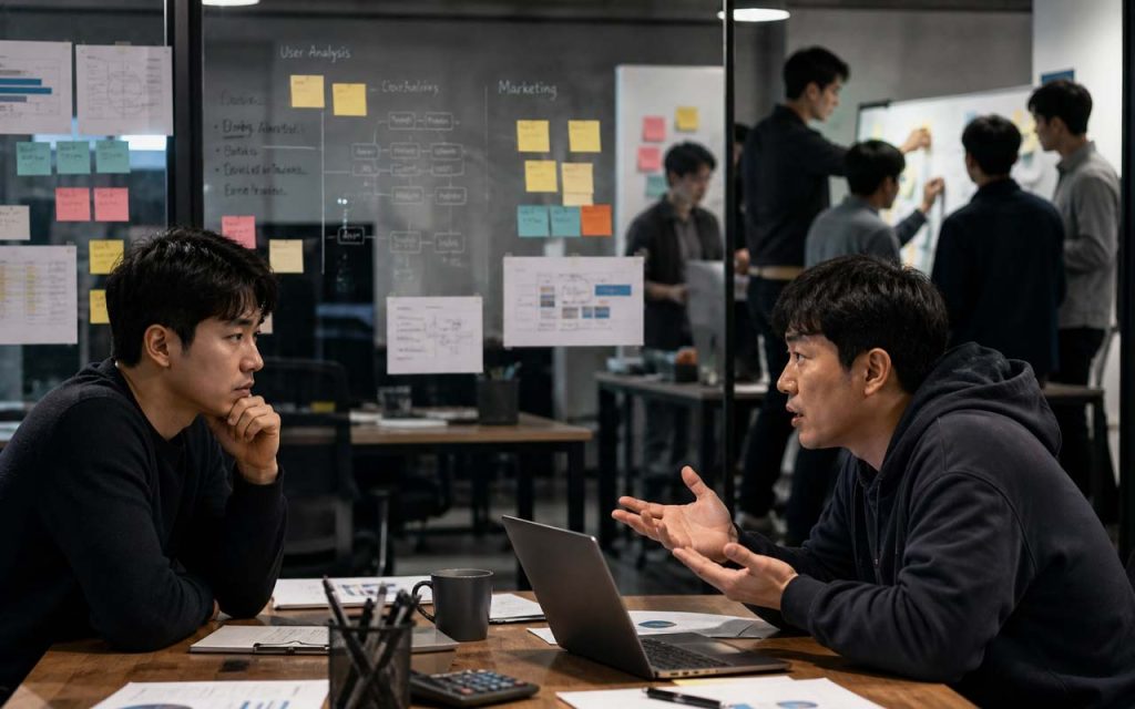 AI illustration of misunderstanding between talent and employer