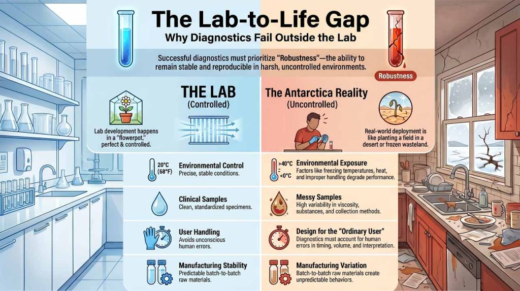 Navigating challenges in real-world diagnostic | AI infographic