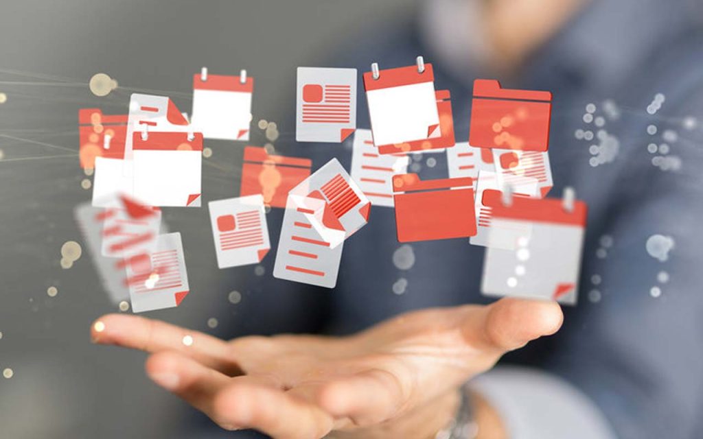 Illustration of data management. | Stock Photos