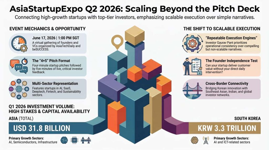 AsiaStartupExpo Q2 2026 what to watch. | AI infographic