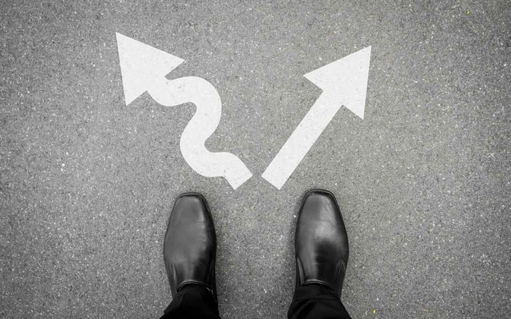 Illustration of decision-making. | Stock Photos
