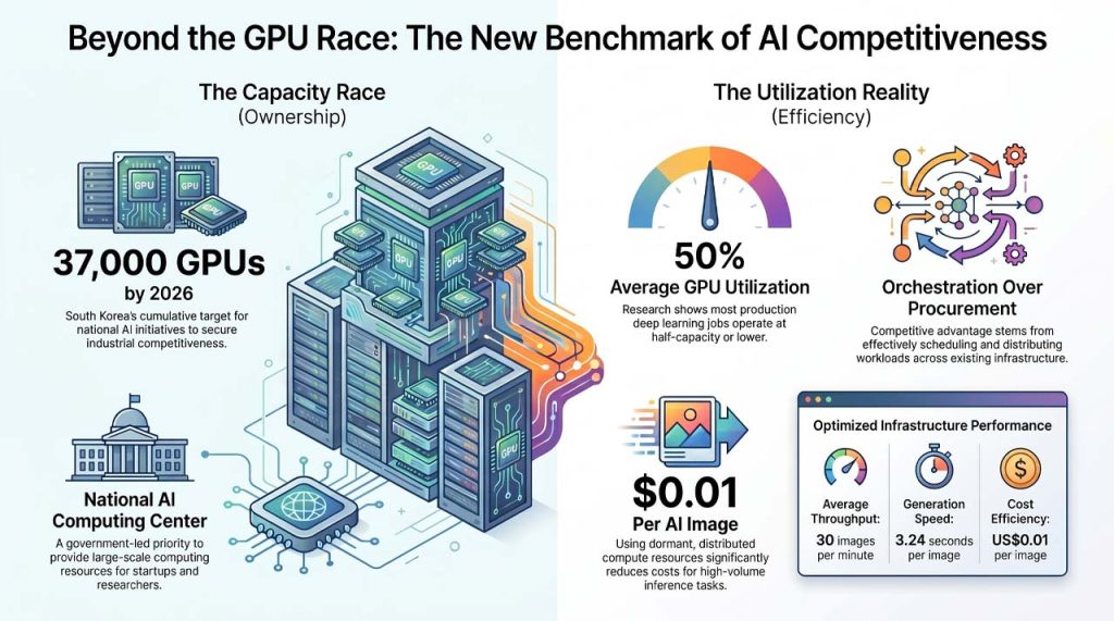 Understanding the benchmark of AI competitiveness. | AI infographic