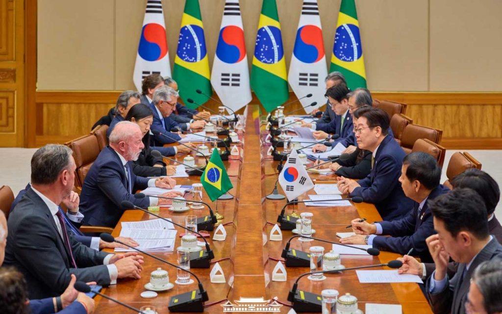 Korea - Brazil business forum. | Blue House Photo