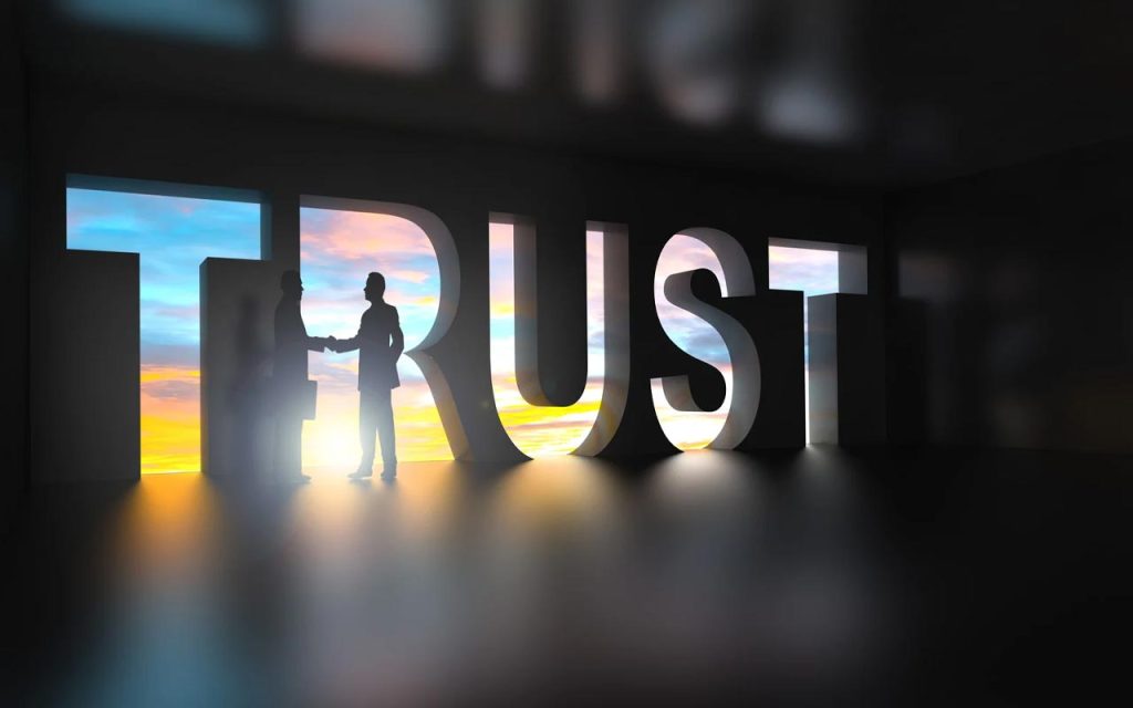 Illustration of trust in business. | Canva Photos