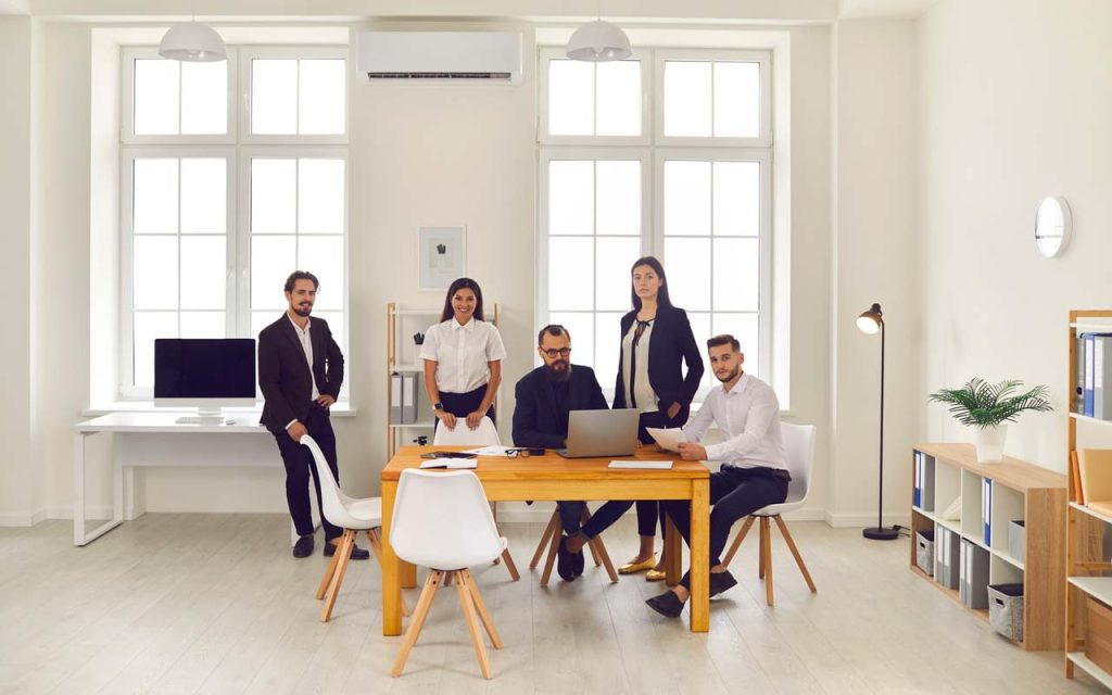 Illustration of foreign startup founders. | Stock Photos