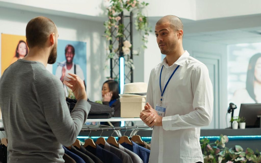 Illustration of customer service. | Stock Photos
