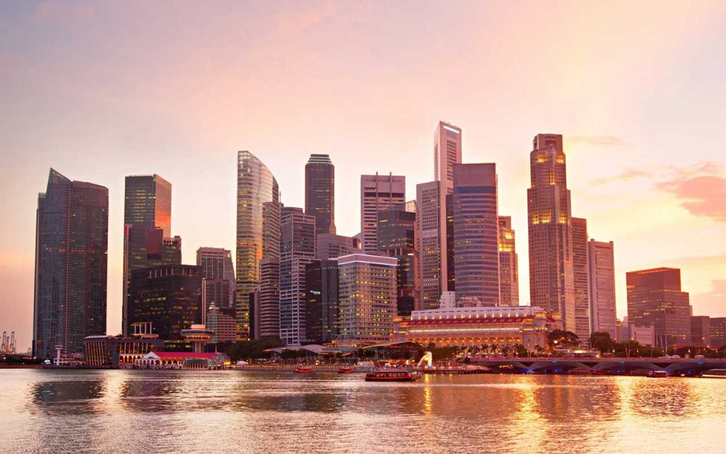 Illustration of Singapore. | Stock Photos