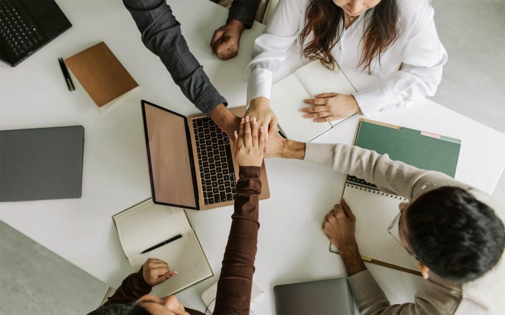 Illustration of a startup team. | Stock Photos