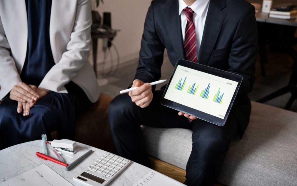 Illustration of business presentation. | Stock Photos