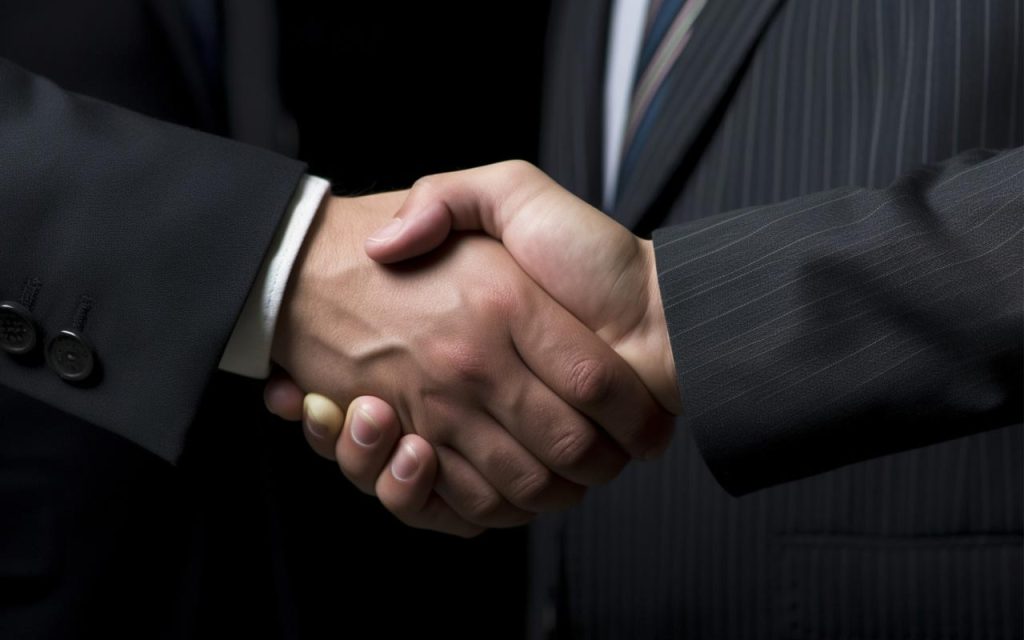 Illustration of trust in partnerships. | Stock Photos