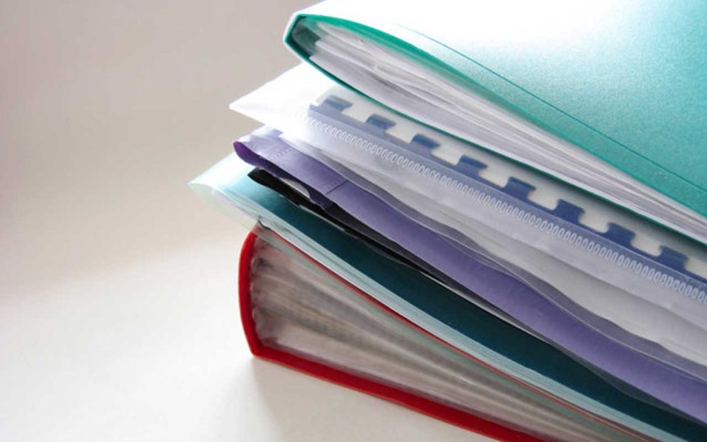 Illustration of evidence reports. | Stock Photos