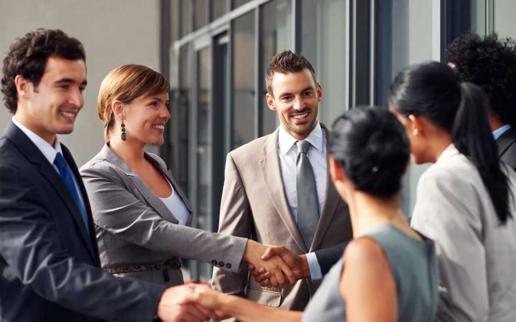Illustration of business networking. | Stock Photos