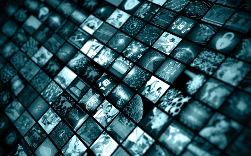 Illustration of the growing assets in content industry. | Stock Photos