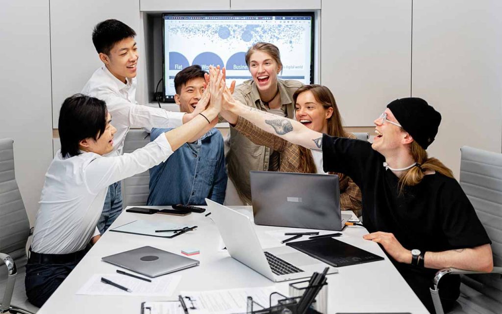 Illustration of future startup founders. | Stock Photos