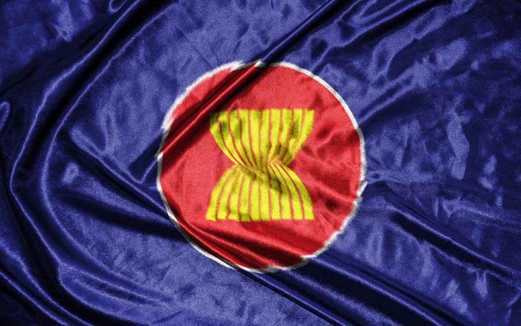 Illustration of ASEAN logo. | Stock Photos