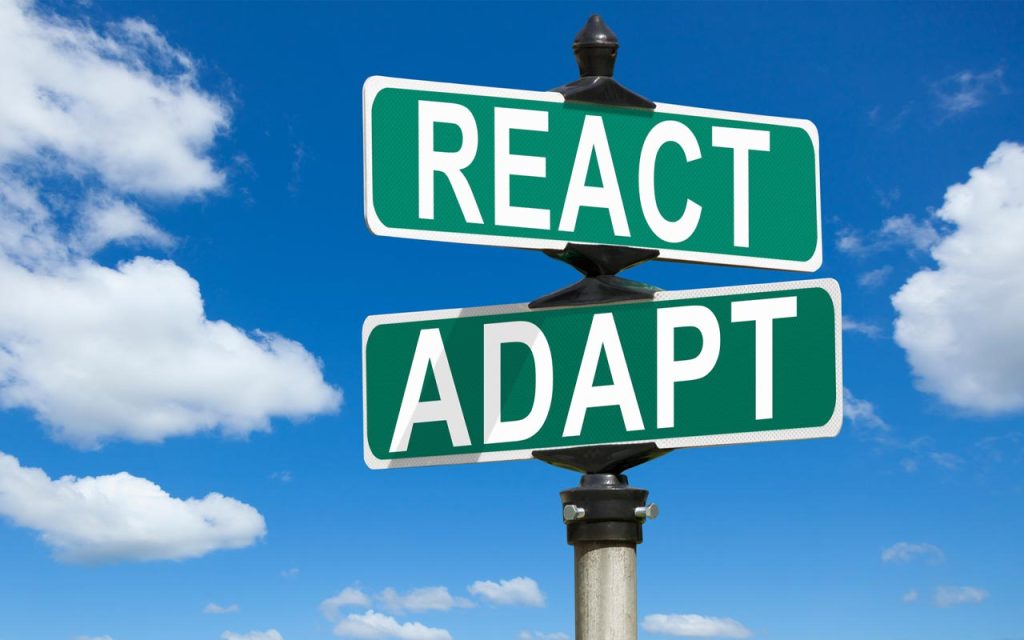 Reacting and Adapting illustration. | Stock Photos
